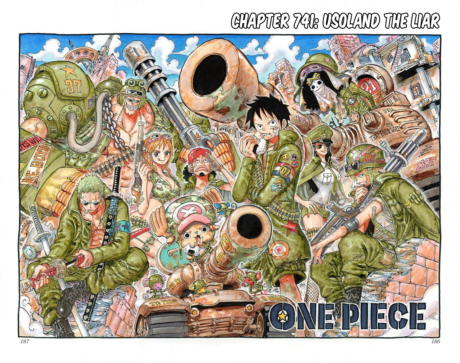 One Piece - Digital Colored Comics Chapter 741 2